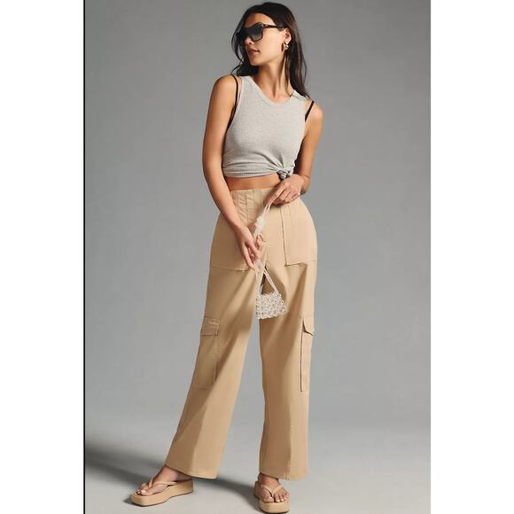 Beatrice .b Wide-Leg Cargo Pants - New Size 10 - Picture 2 of 9